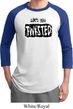 Mens Yoga Shirt Twisted Raglan Tee T-Shirt