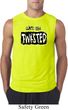 Mens Yoga Shirt Twisted Sleeveless Tee T-Shirt