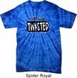 Mens Yoga Shirt Twisted Spider Tie Dye Tee T-shirt