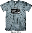 Mens Yoga Shirt Twisted Spider Tie Dye Tee T-shirt