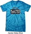 Mens Yoga Shirt Twisted Spider Tie Dye Tee T-shirt
