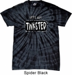 Mens Yoga Shirt Twisted Spider Tie Dye Tee T-shirt