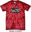 Mens Yoga Shirt Twisted Spider Tie Dye Tee T-shirt