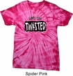 Mens Yoga Shirt Twisted Spider Tie Dye Tee T-shirt