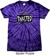 Mens Yoga Shirt Twisted Spider Tie Dye Tee T-shirt