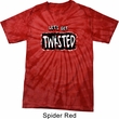 Mens Yoga Shirt Twisted Spider Tie Dye Tee T-shirt