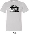 Mens Yoga Shirt Twisted Tall Tee T-Shirt
