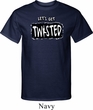 Mens Yoga Shirt Twisted Tall Tee T-Shirt