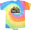 Mens Yoga Shirt Twisted Tie Dye Tee T-shirt
