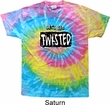 Mens Yoga Shirt Twisted Tie Dye Tee T-shirt