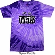 Mens Yoga Shirt Twisted Tie Dye Tee T-shirt