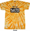 Mens Yoga Shirt Twisted Twist Tie Dye Tee T-shirt