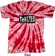 Mens Yoga Shirt Twisted Twist Tie Dye Tee T-shirt