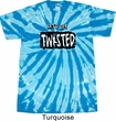 Mens Yoga Shirt Twisted Twist Tie Dye Tee T-shirt