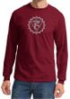Mens Yoga Shirt Vishuddha Chakra Meditation Long Sleeve Shirt