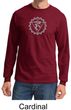 Mens Yoga Shirt Vishuddha Chakra Meditation Long Sleeve Shirt