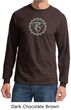 Mens Yoga Shirt Vishuddha Chakra Meditation Long Sleeve Shirt