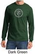 Mens Yoga Shirt Vishuddha Chakra Meditation Long Sleeve Shirt
