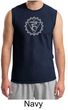 Mens Yoga Shirt Vishuddha Chakra Meditation Muscle Shirt