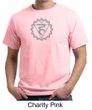 Mens Yoga Shirt Vishuddha Chakra Meditation Organic T-shirt