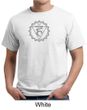 Mens Yoga Shirt Vishuddha Chakra Meditation Organic T-shirt