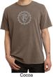 Mens Yoga Shirt Vishuddha Chakra Meditation Pigment Dyed T-shirt