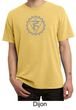 Mens Yoga Shirt Vishuddha Chakra Meditation Pigment Dyed T-shirt