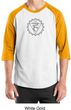 Mens Yoga Shirt Vishuddha Chakra Meditation Raglan Shirt