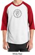 Mens Yoga Shirt Vishuddha Chakra Meditation Raglan Shirt