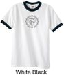 Mens Yoga Shirt Vishuddha Chakra Meditation Ringer Shirt