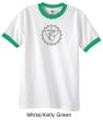 Mens Yoga Shirt Vishuddha Chakra Meditation Ringer Shirt