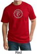 Mens Yoga Shirt Vishuddha Chakra Meditation Tall T-shirt