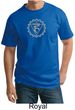 Mens Yoga Shirt Vishuddha Chakra Meditation Tall T-shirt