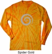 Mens Yoga Shirt Vortex Long Sleeve Tie Dye Tee T-shirt