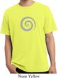 Mens Yoga Shirt Vortex Pigment Dyed Tee T-Shirt