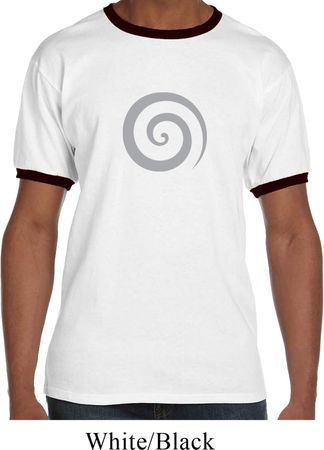 Mens Yoga Shirt Vortex Ringer Tee T-Shirt