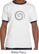 Mens Yoga Shirt Vortex Ringer Tee T-Shirt