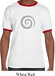 Mens Yoga Shirt Vortex Ringer Tee T-Shirt