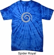 Mens Yoga Shirt Vortex Spider Tie Dye Tee T-shirt