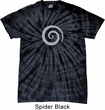 Mens Yoga Shirt Vortex Spider Tie Dye Tee T-shirt