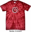 Mens Yoga Shirt Vortex Spider Tie Dye Tee T-shirt