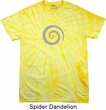 Mens Yoga Shirt Vortex Spider Tie Dye Tee T-shirt