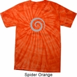 Mens Yoga Shirt Vortex Spider Tie Dye Tee T-shirt