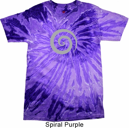 Mens Yoga Shirt Vortex Tie Dye Tee T-shirt