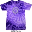 Mens Yoga Shirt Vortex Tie Dye Tee T-shirt