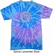 Mens Yoga Shirt Vortex Tie Dye Tee T-shirt