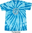 Mens Yoga Shirt Vortex Twist Tie Dye Tee T-shirt