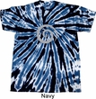 Mens Yoga Shirt Vortex Twist Tie Dye Tee T-shirt