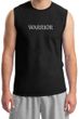 Mens Yoga Shirt Warrior Text Muscle Tee T-Shirt