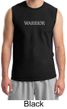 Mens Yoga Shirt Warrior Text Muscle Tee T-Shirt